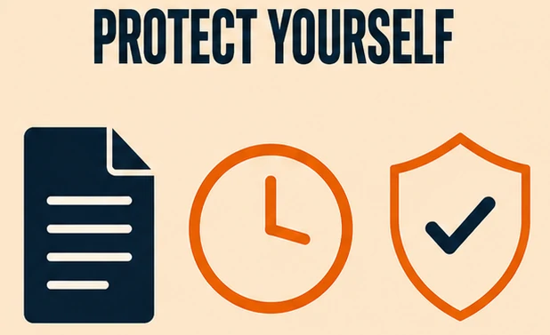 Illustration representing steps students can take to prevent a false AI cheating accusation