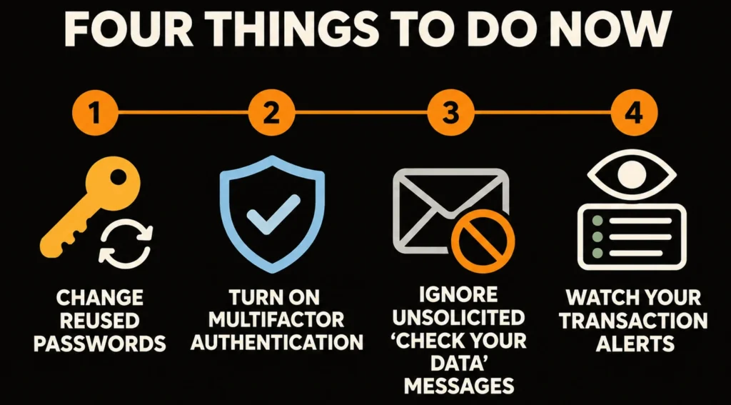 four steps to protect your bank account after a data breach